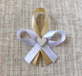 Svadobné pierko Love zlaté